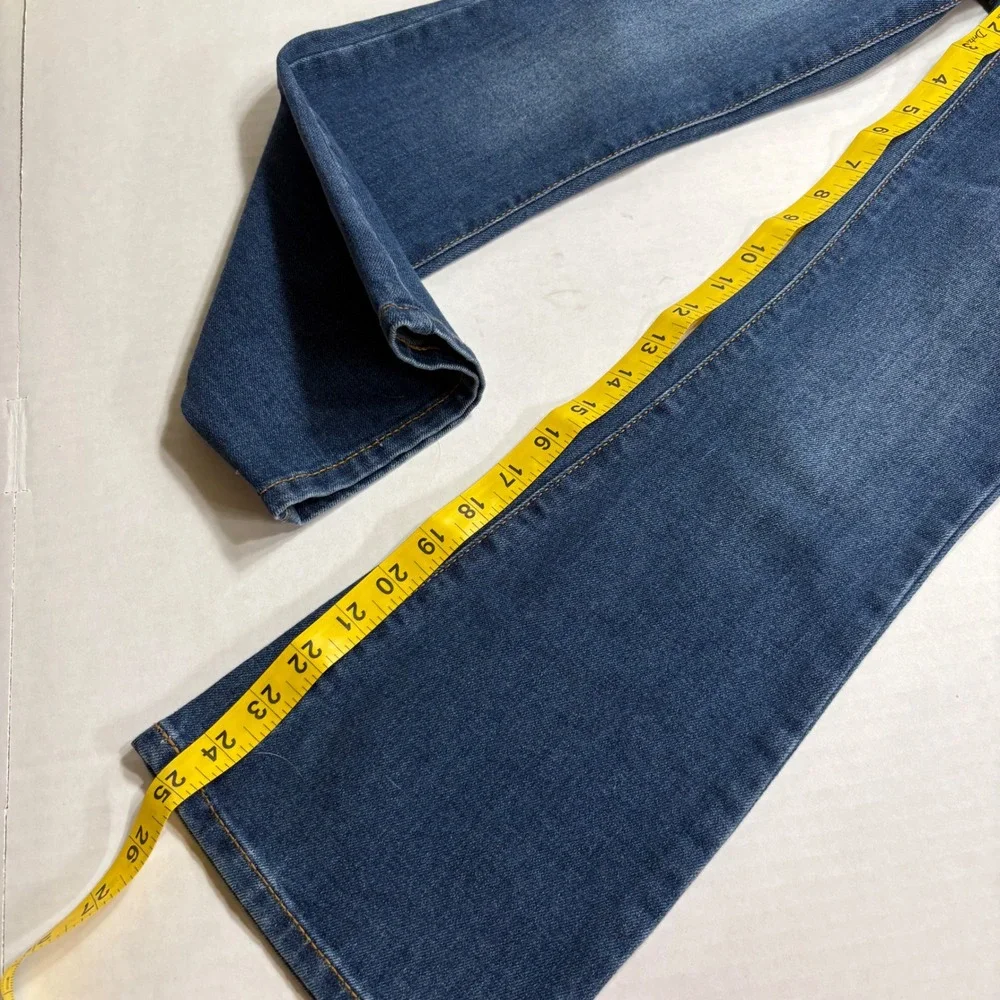 Levi's 726 Flare Jeans Kids Size 10 NWT‎ Blue High Rise Stretch Denim Retro Boho